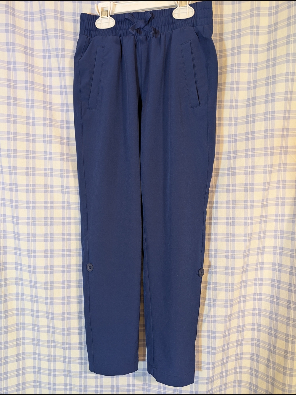 Magellan Outdoors Lost Pines Navy Drawstring Girls Chinos